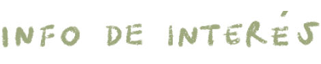 Info de interés